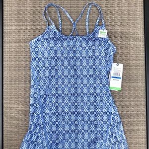 GAIAM Blue/White Bra Tank